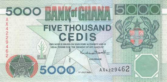 5000 Cedis 1999